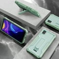 thumbnail image 3 of ExoGuard For Cricket Vision Plus Case, Phone Case with Screen Protector and Kickstand (Green), 3 of 7