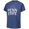 thumbnail image 2 of Women's League Collegiate Wear Navy Penn State Nittany Lions Slub Rolled Cuff T-Shirt, 2 of 3