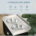 thumbnail image 5 of PawHut Dog Feeding Station w/ Storage Drawer, 2 Elevated Dog Bowls, Multi, 5 of 9