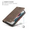 thumbnail image 4 of Dteck Case for Apple iPhone 13 mini 5.4-inch,Retro Shockproof Wallet Phone Case Kickstand Credit Card Slot Premium Protective PU Leather Flip Magnetic Cover,Coffee, 4 of 8