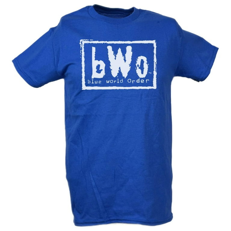 Blue World Order bWo Blue Meanie Big Stevie Cool ECW 100% Cotton