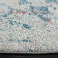thumbnail image 3 of SAFAVIEH Tulum Fredrick Abstract Area Rug, 6'7" x 6'7" Round, Ivory/Dark Blue, 3 of 7