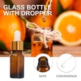 thumbnail image 2 of 6 botellas ámbar vacías rellenables de 10 ml con gotero y accesorios para mezclar aceites esenciales, perfumes y aromaterapia., 2 of 7