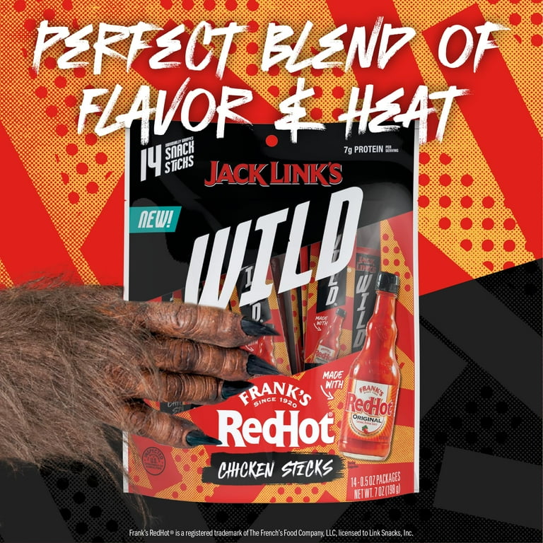Jack Link's WildTRDN Mini Chicken Sticks Made with