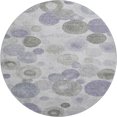 thumbnail image 2 of Addison Rugs Mayfield Premium Machine Washable Transitional Geometric Lavender Round Rug, 8' x 8', 2 of 4