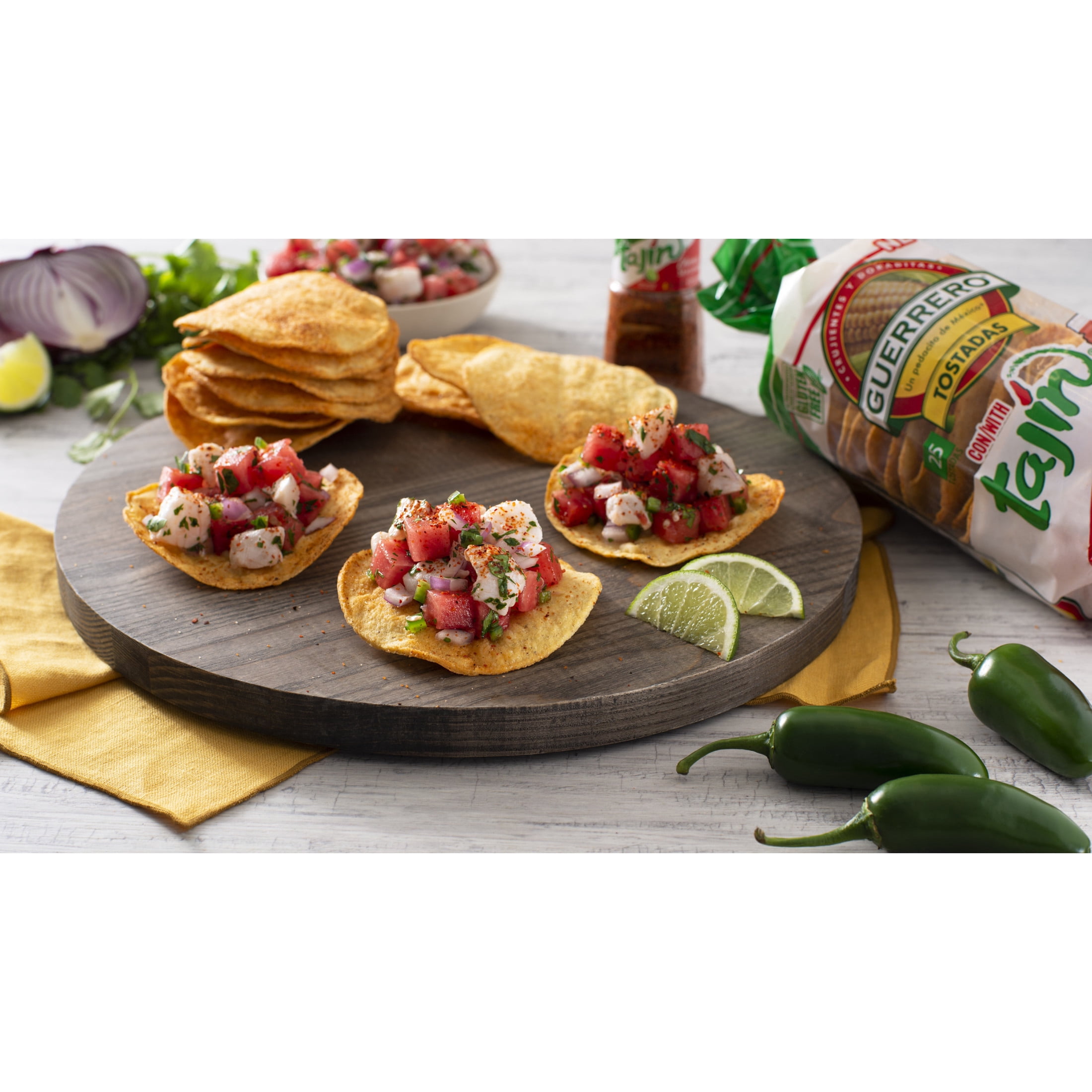 (3 pack) Guerrero Tostadas Caseras Amarillas, 22 Count