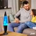 thumbnail image 5 of JAMBO 16" Beautiful Lamp- Blue with White/Blue Wax, Relaxing Liquid Lamp for Living Room Office Bedroom Adults Teens Kids, Magma Light, Night Light Nightlight, Home Decor, 5 of 5