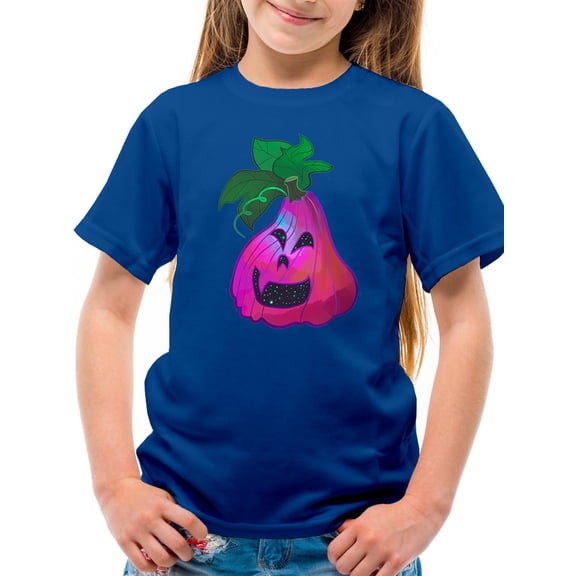 Celestial Pink Pumpkin T-Shirt Juniors -Rose Khan Designs,  Small