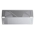 thumbnail image 2 of Flexible Angle Arc Scriber Tool, 90 Degree Marking Ruler for Pipe and Square Tube Layout, Stainless Steel Measuring Tool for Woodworking Metalworking, Carpenter Pipefitter Precision Marking Tool, A, 2 of 4