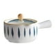 thumbnail image 1 of leyfeng Cacerola para leche, cacerola para sopa, cacerola para leche, cacerola pequeña de cerámica esmaltada, cacerola para gachas, cacerola pequeña, 1 of 8