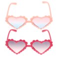 thumbnail image 4 of 2Pcs en Forme de Coeur Lunettes Enfants Lunettes à la Mode Partie Accessoires de Photo de Lunettes, 4 of 7