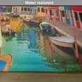thumbnail image 6 of Ambesonne Venice Place Mats Set of 4, Colorful Buildings Boats, Standard Size, Multicolor, 6 of 6