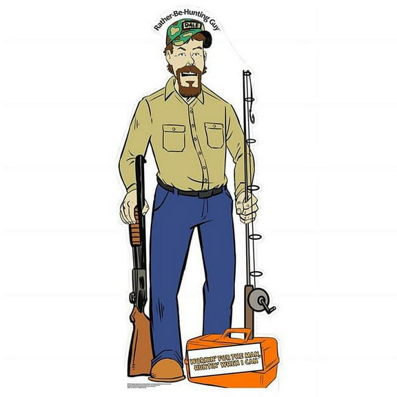 Star Cutouts SC2093 Dale Fish & Stream Outdoors Lifestyle Comic Cardboard Cutout Standup