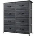 thumbnail image 5 of YYEAN 8 Drawers Chest of Storage Drawer Dresser Furniture Bedroom Organizer, Material-iron frame + non-woven synthetic fabric + MDF board + cardboard + fabric handle, Black Gray, 5 of 5