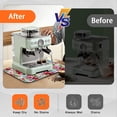 thumbnail image 3 of Kitchen Countertop Dish Drying Mat,Fast Absorbent Drying Mat,Non-slip and Quick Dry Coffee Mat,Coffee bar Accessories Fit Under Coffee Maker Espresso Machine(White Pioneer Flower ,16"x24"), 3 of 6