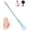 Blue, variant on Easy-Reach Deep Cleaning Foot Brush,15.7" Toe Scrubber Brush Long Handle,Long Handle Toe Cleaning Brushs for Seniors, Bariatric (Pink)