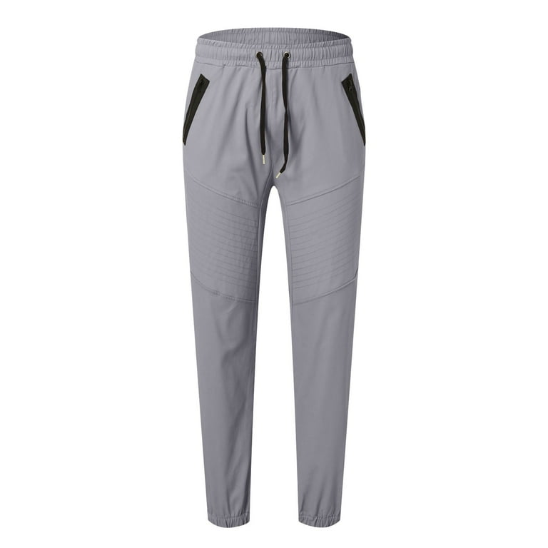 Pantalones De Hombre Clearance Zip Slim Fit Training Sweatpants