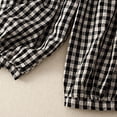 thumbnail image 7 of Admvng Womens Gingham Harem Pants Elastic Waist Loungewear with Pockets, 7 of 7