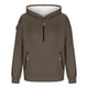 thumbnail image 5 of Sudadera con capucha para hombre, informal, a la moda, lisa, con cremallera, de manga larga, con bolsillo, de poliéster, 5 of 6