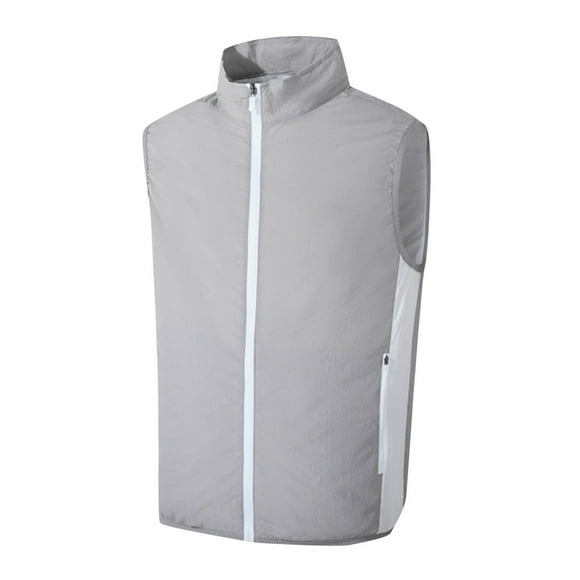 EGNMCR Tank Tops Men , Men Charging Air-conditioning Clothing Fan Heatstroke Prevention Vest Sleeveless Outdoor Work Clothes Blouse, Gifts for Men
