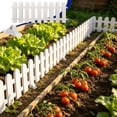 thumbnail image 5 of Weloille Base Garden Fence 1Pc, Detachable Lawn Guardrail Vegetable Fence, Weather Resistant Easy Install Landscape Border, Decorative Fencing for Patio Yard Vegetable Garden Flower Bed, 5 of 5