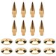 thumbnail image 2 of 8 Pairs Copper Speaker Spike Isolation Stand with Base Pad Feet Mat for Speaker, Amplifier, DVD Play, 2 of 5
