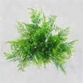 thumbnail image 2 of OUNONA Artificial Fern Leaf Plant for Home Decoration 2 Pieces Plastic Green Indoor Outdoor 6.7 Inches, 2 of 8