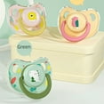 thumbnail image 5 of Baby pacifier 0-6-36 months newborn anti-flatulence sleeping flat head pacifier with dust cover, 5 of 5