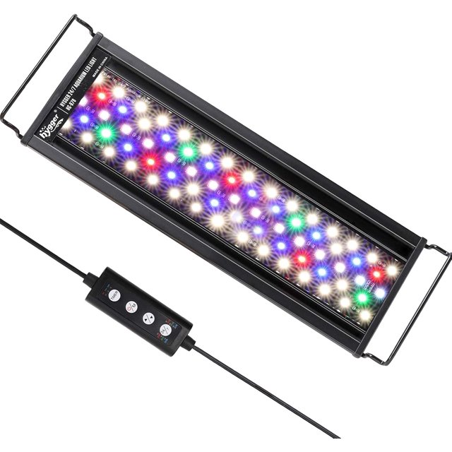 hygger Advanced LED Aquarium Light with Timer / Lighting Cycle & DIY Mode Full Spectrum Fish Tank Light for in Freshwater Planted Tank