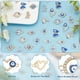 thumbnail image 4 of 40 piezas de dijes surtidos de ojo turco, eslabones de aleación con esmalte, colgantes para crear pulseras, collares y joyas., 4 of 6