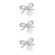 thumbnail image 1 of Sonducket Broche de perla con lazo, Pin de solapa esmaltado de imitación, joyería, broches de diamantes de imitación antivaciados para niñas, Type1 NO1, 1 of 6