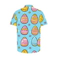 thumbnail image 5 of GERsome Men's Short Sleeve Shirts Summer Button Down Graphic Shirts Easter Vacation Tops S-5XL, 5 of 5