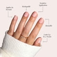 thumbnail image 3 of Press On Nails Glamnetic French Peach Super Short Brillante, 3 of 6