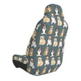 thumbnail image 4 of Lsque Cartoon Bulldog 1 Pattern Car Seat Covers for Front Seats , Waterproof Seat Covers for Cars, Sporty Front Seat Covers,Car Seat Cover Protector Front Seats, 4 of 5