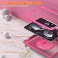 thumbnail image 5 of KAIYANG Funda de PC+TPU rosa multicolor para iPad Air 11 (2024) / Air (2020) / (2022) / Pro 11 (2018) / (2020) / (2021) / (2022), 5 of 5