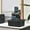 Black Gray, variant on Tabletop Water Fountain Waterfall Landscape Relaxing Living Room Table Decor E