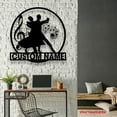 thumbnail image 2 of Craftnamesign Custom Couple Ballroom Metal Wall Art LED Light, Classical Ballroom Dancer Name Sign, 2 of 5