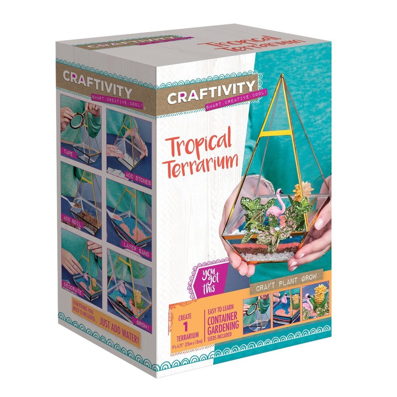 Tropical Terrarium (Craftivity) Craft Kit by Creativity For Kids