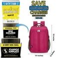 Personal Item Under Seat Travel Backpack for Frontier, America, Spirit & Southwest Airlines