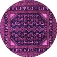 thumbnail image 1 of Ahgly Company Indoor Round Persian Purple Traditional Area Rugs, 7' Round, 1 of 4