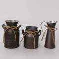 thumbnail image 5 of ZPAQI Durability Metal Gardening Can Rustics Milk Can Flower Holder Decoration, 5 of 13