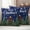 Navy Blue Green, variant on Red Plaid Christmas Outdoor Waterproof Pillow Covers, Xmas Tree Snowflake Checkered Winter Decorative Square Throw Pillowcase Sofa Cushion Sham for Patio/Couch/Chair, 26"x26" 2 Pack