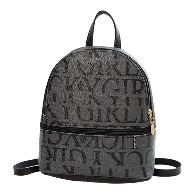 Mini mochila Yuyangstore para mujer Bolso de mano al aire libre primavera trabajo Negro