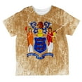thumbnail image 1 of New Jersey Vintage Distressed State Flag All Over Toddler T Shirt Multi 6T, 1 of 2