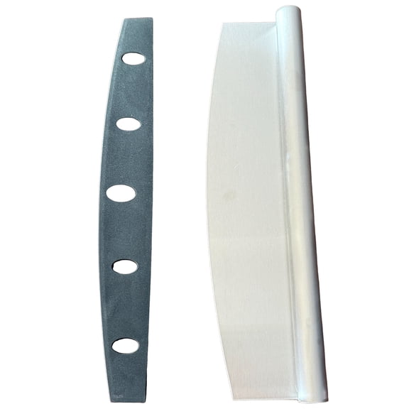 14 Inch Pizza Cutter Pizza Divider Rocker Knife Stainless Steel with Protective Cover