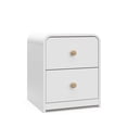 thumbnail image 3 of Storkcraft Santos Nightstand - White, 3 of 15