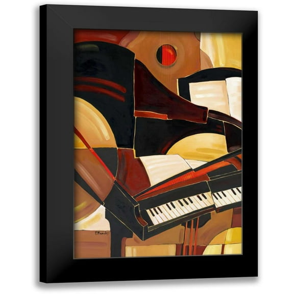 Brent, Paul 11x14 Black Modern Framed Museum Art Print Titled - Abstract Piano