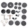 thumbnail image 3 of Accesorios de Reemplazo de Platillos, 23 piezas kit de platillos de almohadilla de camtro de tambor duradero acesorios de percusio incluyen almohadilla de fielto de platillo, 3 of 7