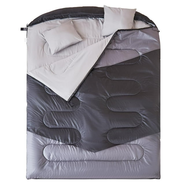 Saco de Dormir Doble oaskys para Adultos, Tamaño Queen XL