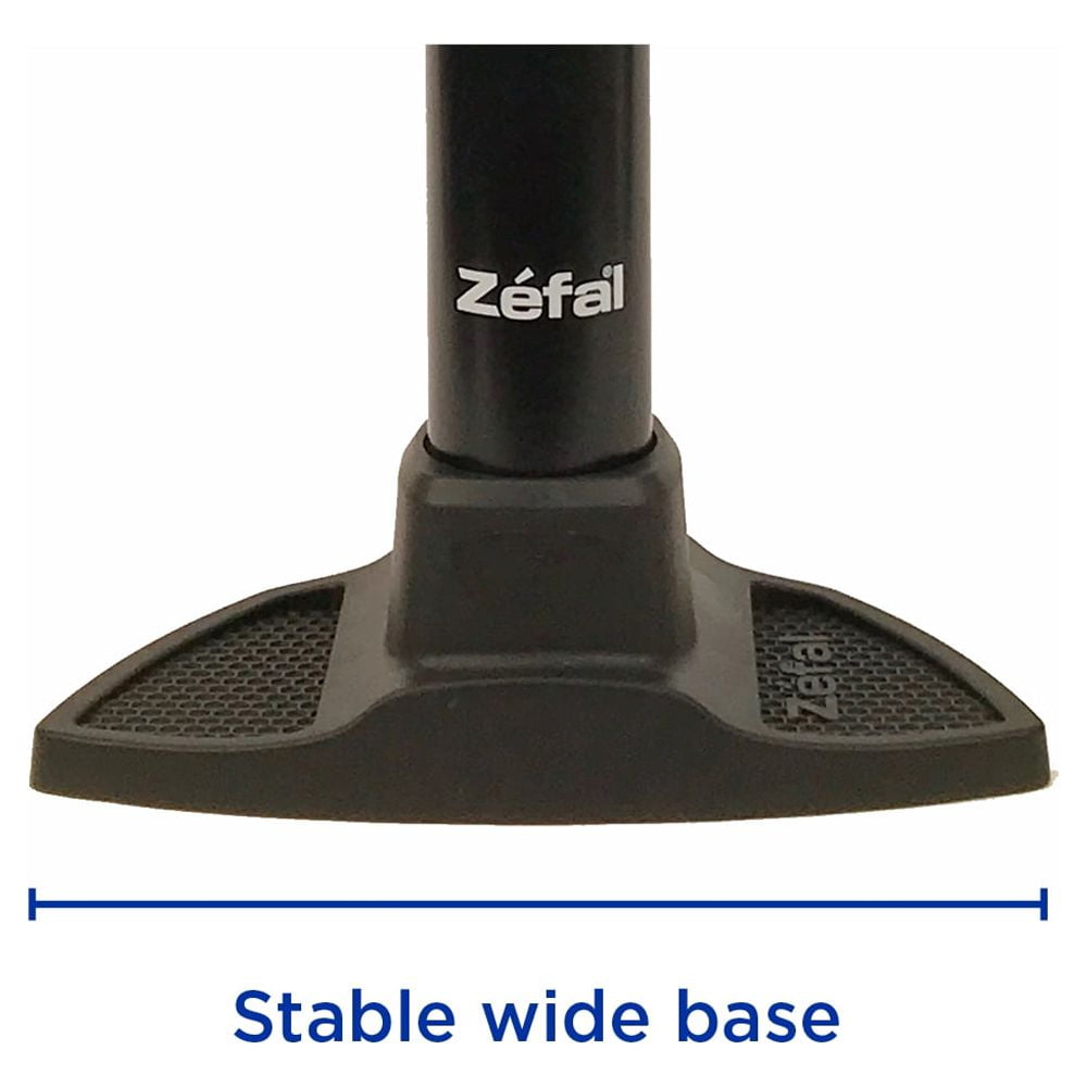 Zefal Big Air Heavy Duty Bicycle Floor Pump with Super Fast Fill for Bikes, Sports Balls, and Inflatables